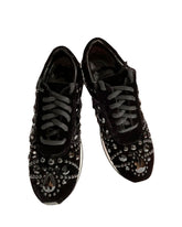 TORY BURCH SCARLETT RUNNER VELVET/ EMBELLISHMENT Sneakers